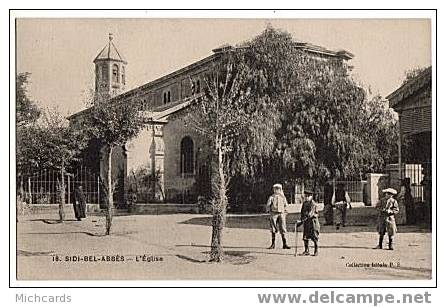 CPA ALGERIE - Sidi Bel Abbes - L Eglise
