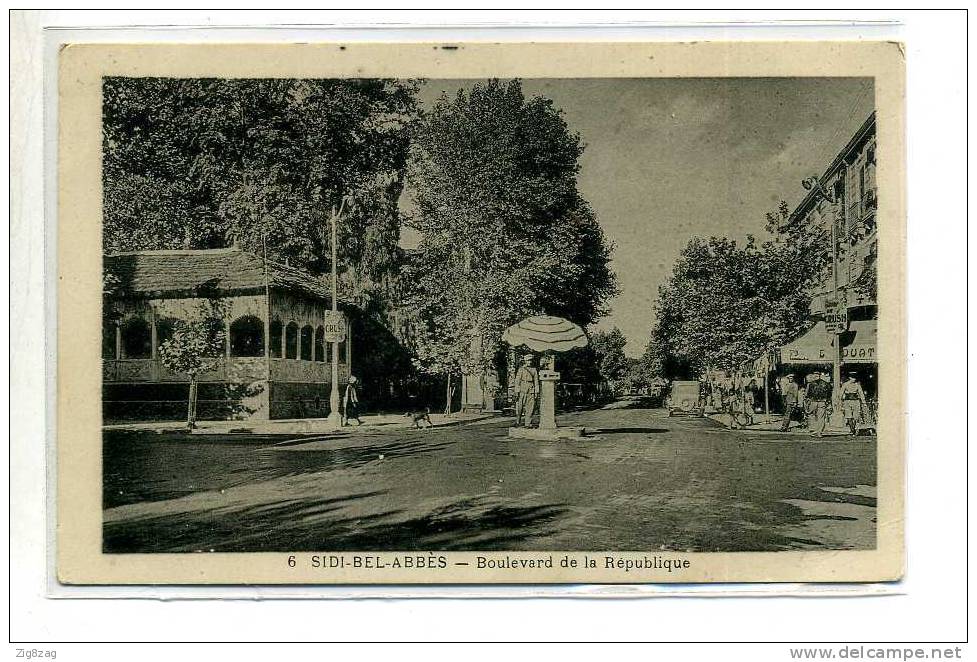 SIDI BEL ABBES  BOULEVARD  DE LA REPUBLIQUEE