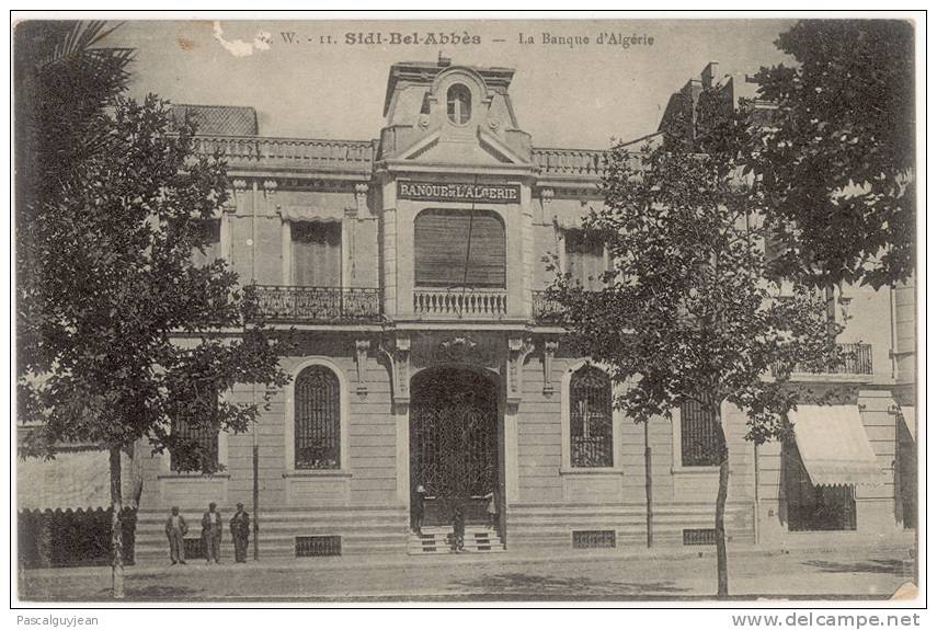 CPA SIDI-BEL-ABBES - LA BANQUE D'ALGERIE