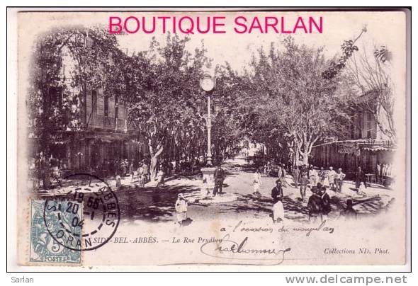 ALGERIE , SIDI BEL ABBES , La rue Prudbon