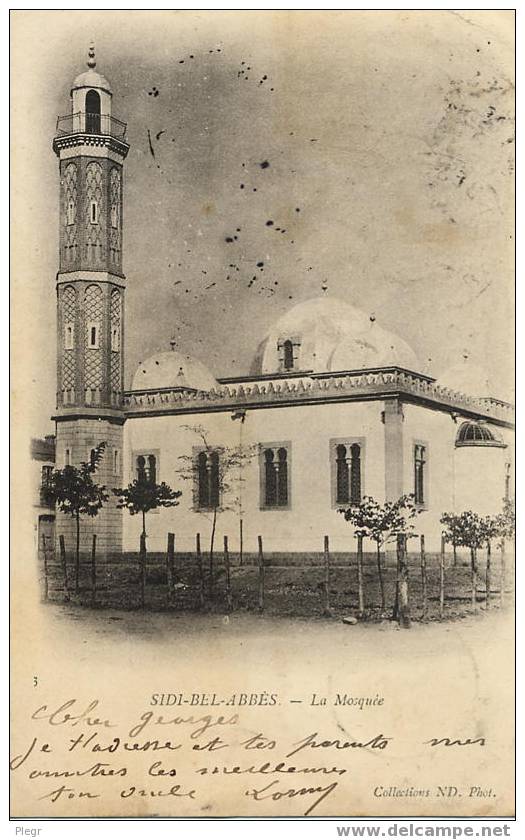 SIDI BEL ABBES - LA MOSQUEE - 1903