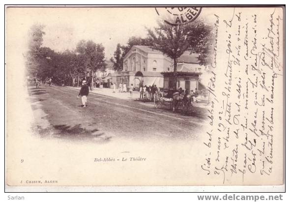 ALGERIE / SIDI BEL ABBES , Le theatre , GEISER N° 9
