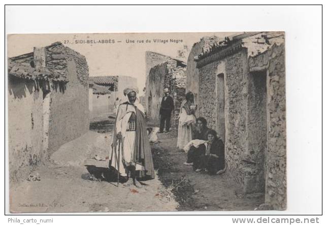Sidi-Bel-Abbès - Une rue du Village Nègre