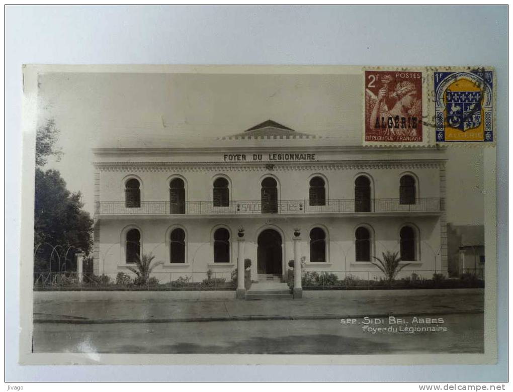 ALGERIE  -  SIDI-BEL-ABBES    Foyer du  LEGIONNAIRE  1948