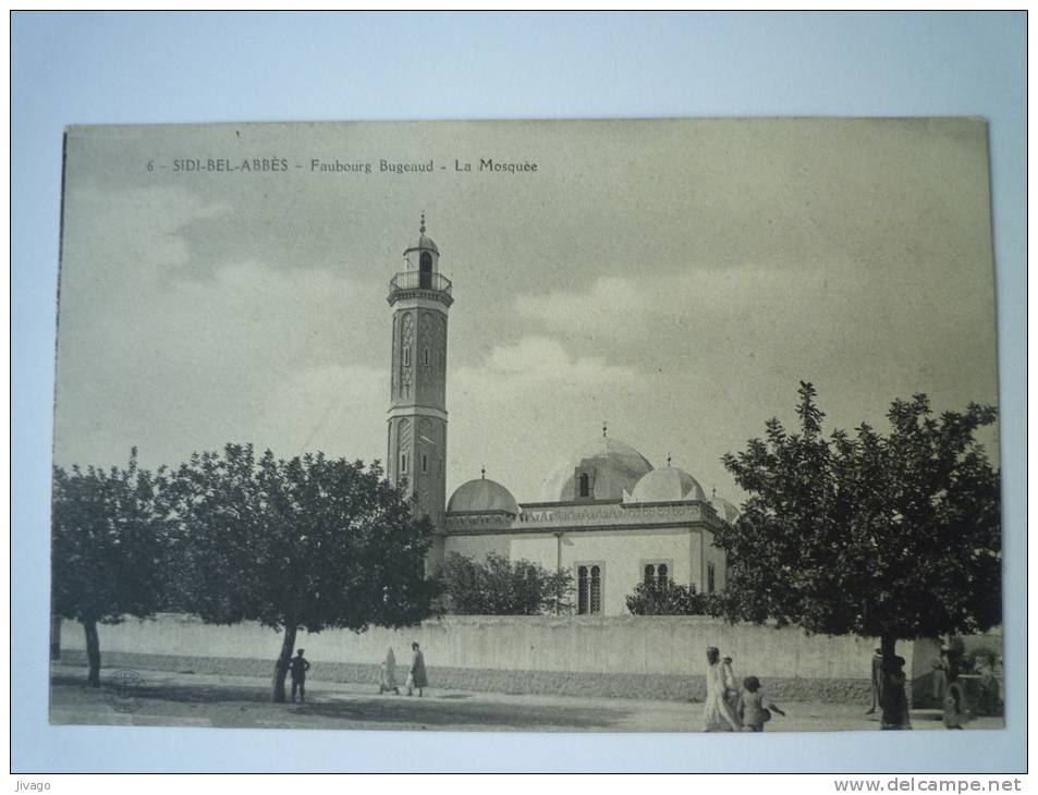 SIDI-BEL-ABBES    faubourg  BUGEAUD  -  La  MOSQUEE