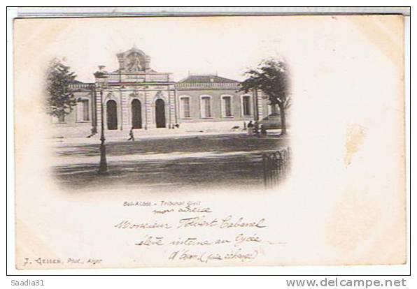 BEL- ABBES - ((SIDI- BEL- ABBES)) - TRIBUNAL  CIVIL    TTBE    1F845
