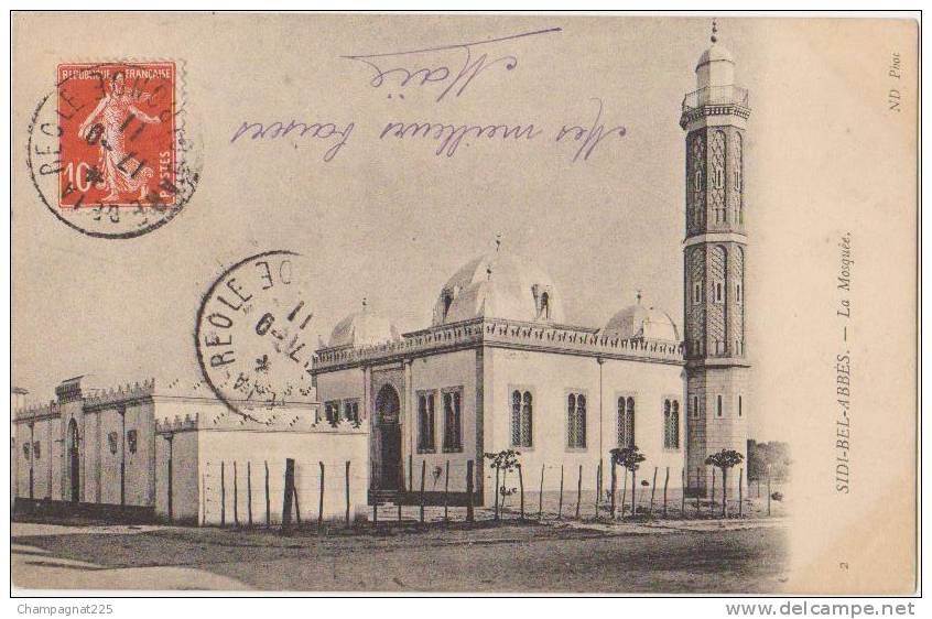 CPA ALGERIE SIDI BEL ABBES La Mosquée 1911