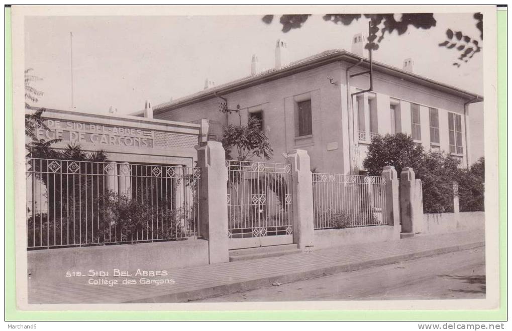 ALGERIE.SIDI BEL ABBES.COLLEGE DES GARCONS