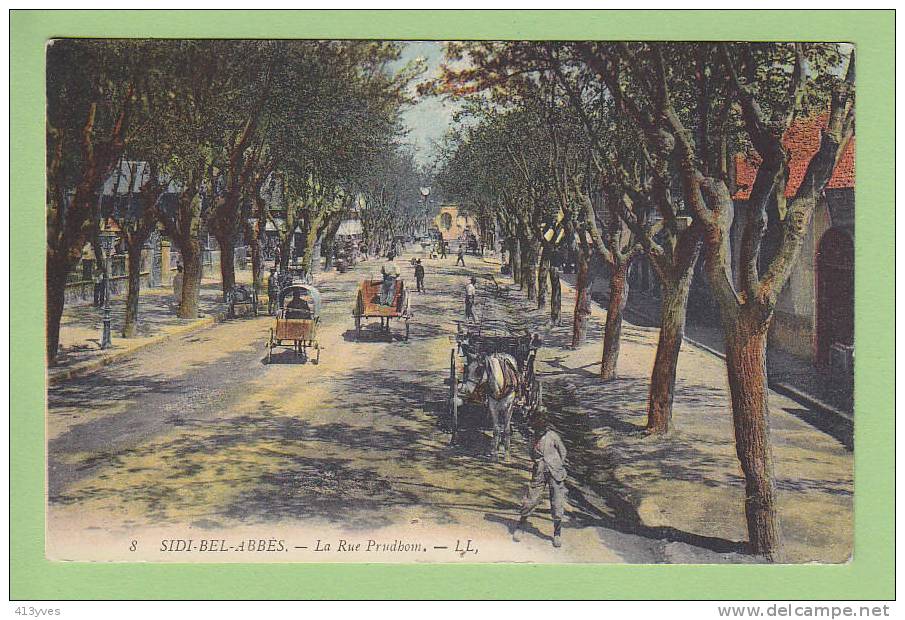 SIDI BEL ABBES  La Rue Prudhom. Edition LL