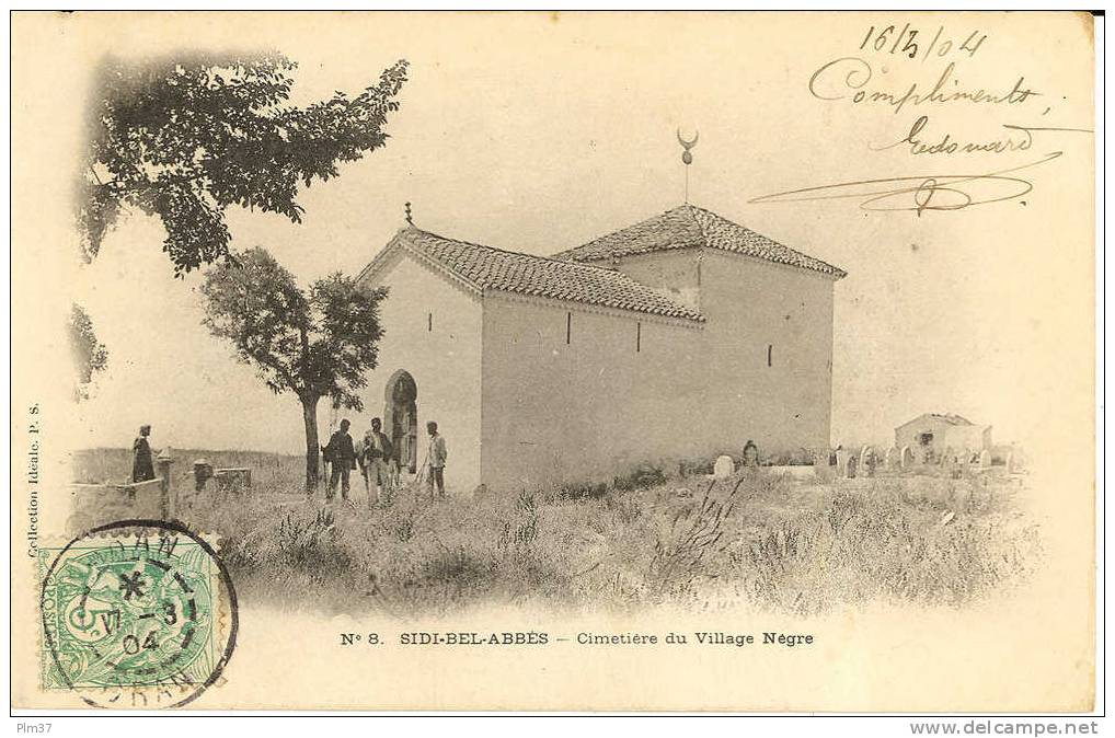 SIDI BEL ABBES - Cimetière au Village Nègre