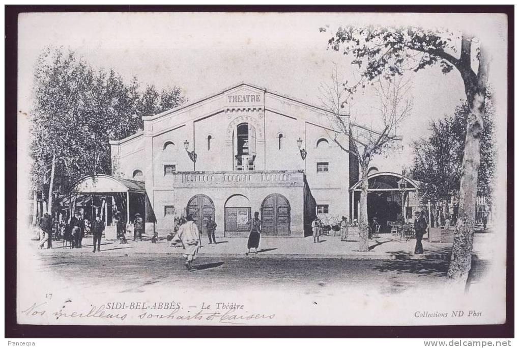 2124 - ALGERIE -  SIDI-BEL-ABBES  -  Le Théatre