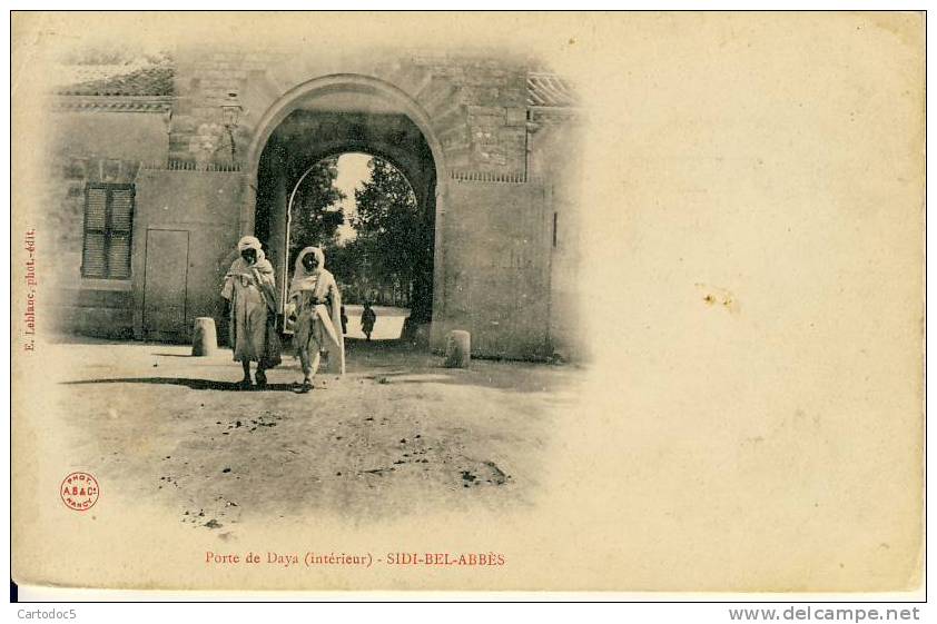 Sidi-Bel-Abbès   Porte de Daya  (Intérieur) cpa