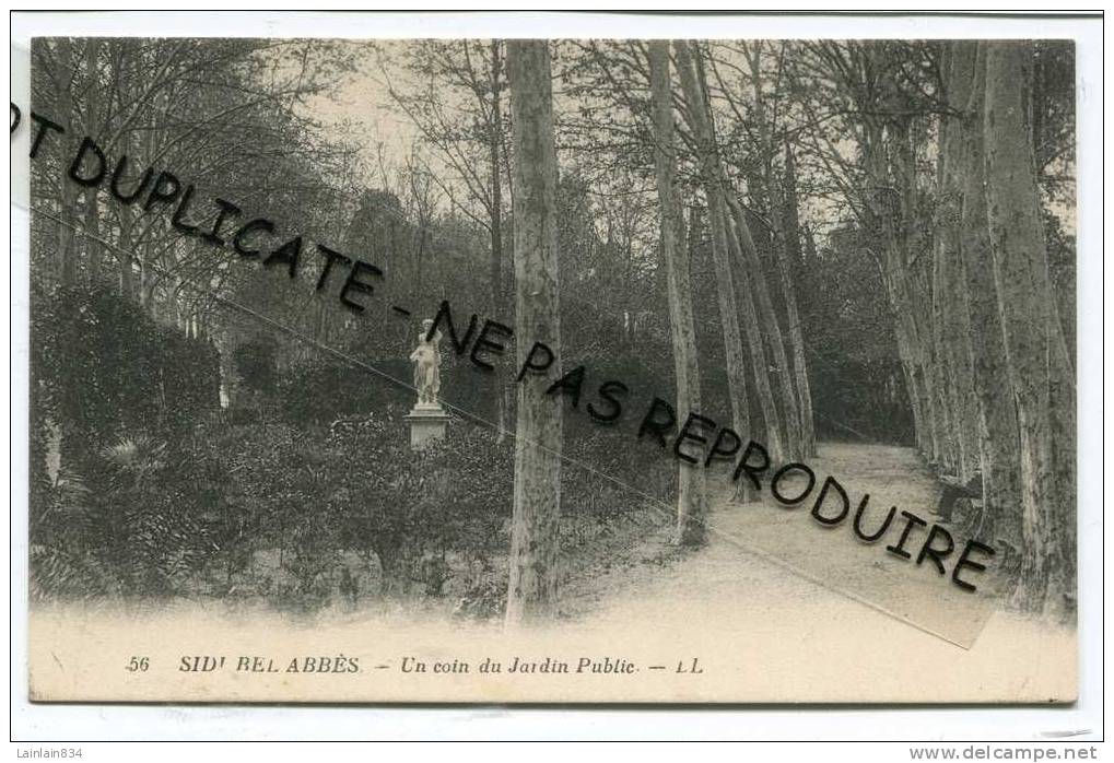 tr- SIDI-BEL-ABBÈS - Un coin du Jardin - Légion Etrangére, non écrite, très bon état, rare.