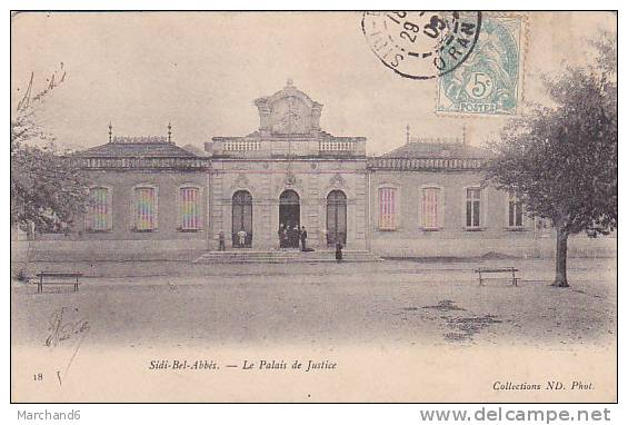 ALGERIE.SIDI BEL ABBES.LE PALAIS DE JUSTICE