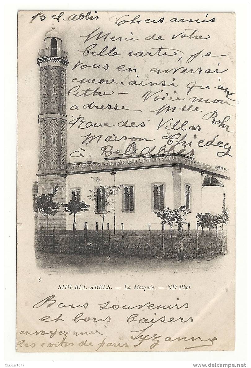 Sidi-Bel-Abbès (Algérie)  La mosquée env 1904.