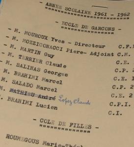 AGHLAL : Archives des Ecoles de DE MALHERBE