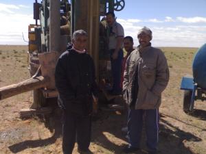 sonde   forrage de puit