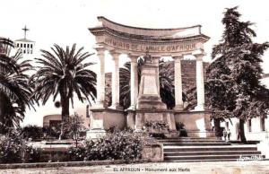 souvenir d'el affroun(moniment des morts)