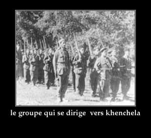 le 1er groupe des rebelles qui se dirige de yabous vers khenchela