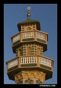 Minaret Mosquée Omar Bnou Abdelaziz à Douar Benslimane,