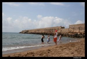 Plage du Puits début de la saison estivale 2010