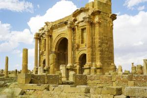 Timgad, l'arc de Trajan