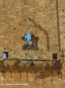 Vue imprenable de l'une des fenetres de la tour de Mansourah