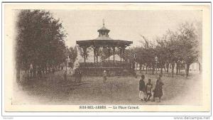 Algérie Sidi-les-Abbès . La Place Carnot