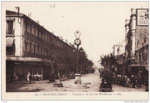 D318# ALGERIE SIDI BEL ABBES CARREFOUR DE LA RUE PRUDHOMME CARTE NEUVE