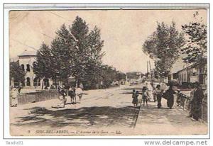 SIDI  BEL  ABBES   L' AVENUE  DE LA GARE           BE  1H62