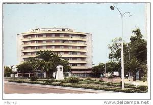 AA CPSM Algérie Sidi Bel Abbes Le rond Point et le Monument du CEF