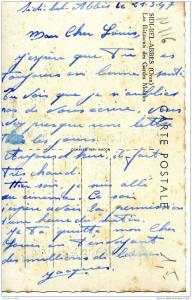 SIDI-BEL-ABBES...LES BATIMENTS DES GARDES MOBILES...CPA 1947 ANIMEE.