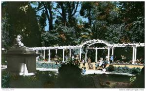 SIDI BEL ABBES....LE JARDIN PUBLIC (JARDIN D'ENFANTS)......CPSM PETIT FORMAT ANIMEE