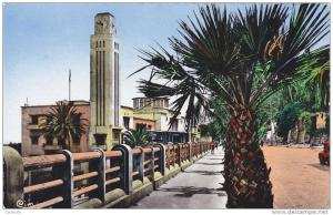 afrique,ALGERIE,PHILIPPEV ILLE,SKIKDA,vue  sur la gare en 1955,année de grands massacres,lutte contre les Français