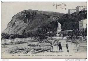 ALGERIE - PHILIPPEVILLE - Le Square de la République et le Skikda - Animée - ND Phot.