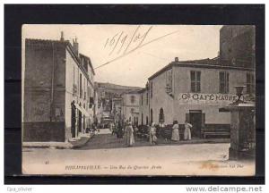ALGERIE Philippeville Rue du Quartier Arabe, animée, Café Maure, ed ND 43, 1905