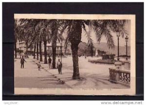 ALGERIE Philippeville Allée des Palmiers, Place de la Marine, Kiosque à Musique, ed LL 161, 192?