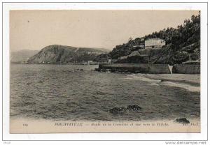 philippeville route de la corniche et vue vers le skikda