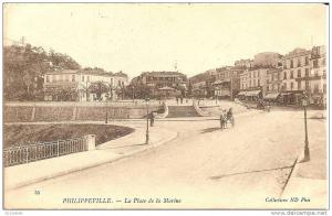 Philippeville - la place de la  marine