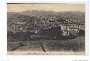 PHILIPPEVILLE , VUE GENERALE PRISE DU SKIKDA