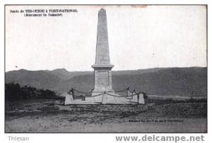 Algerie.Route de Tizi Ouzou à Fort National ( monument de Tamazirt )