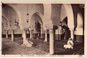ALGERIE / ALGERIEN   Tlemcen  Sidi Haloui  Interieur , ensemble