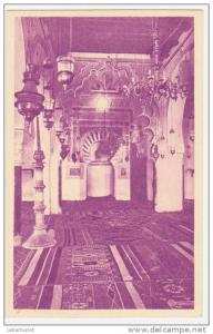 carte postale ancienne 1930  Tlemcen   grande Mosquée Nef principale et Mihrab(centenaire en 1930)