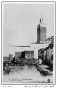 TLEMCEN  SIDI-BOU-MEDINE  UNE RUE DU VILLAGE