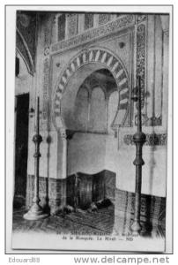 SIDI-BOU-MEDINE  INTERIEUR DE LA MOSQUEE LE MIRAB