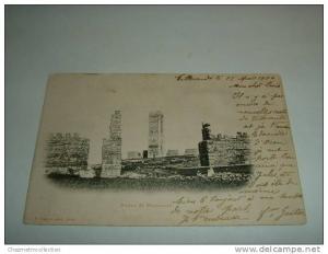 CPA ALGERIE TLEMCEN RUINES DE MANSOURAH LALLEMANT LAGNY 1761