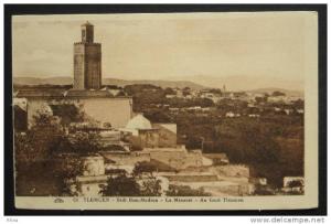 Algérie Tlemcen minaret sépia   PalgerieP RH028071