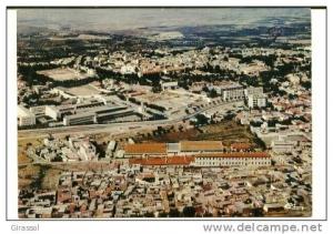 CPSM TLEMCEN ALGERIE vue générale aérienne voie ferrée Cim