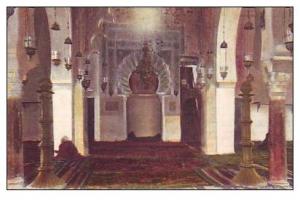 TLEMCEN - INTÉRIER DE LA GRANDE MOSQUÉE - CA 1910