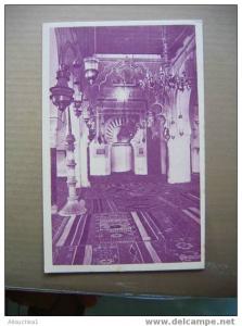 ALGERIE   EX COLONIE FRANCAISE   CENTENAIRE EN 1930 TLEMCEN GRANDE  MOSQUEE NEF PRINCIPALE & MIHRAB  TERRE ACCUEILLANTE